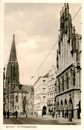 AK / Ansichtskarte  Muenster_Westfalen Prinzipalmarkt Muenster_Westfalen