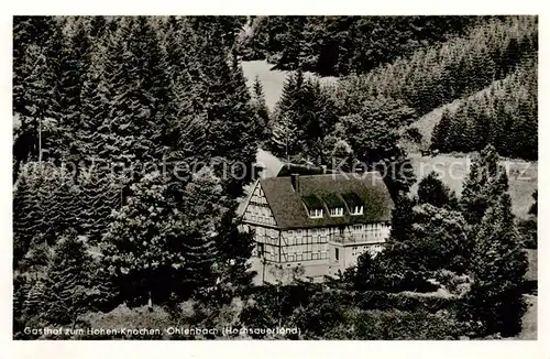 AK / Ansichtskarte  Ohlenbach_Schmallenberg Gasthaus zum Hohen Knochen 