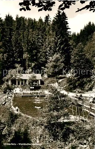 AK / Ansichtskarte 73797414 Mitterfels Waldschwimmbad Mitterfels