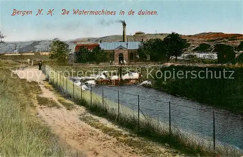 AK / Ansichtskarte  Bergen__Nordholland_NL De Watermachines in de duinen 