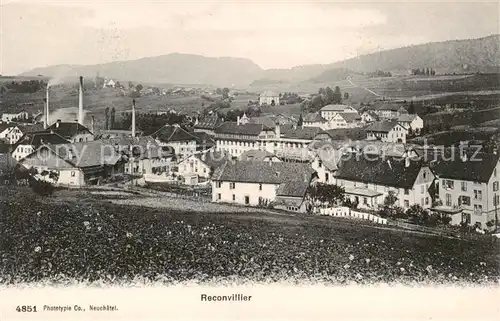 AK / Ansichtskarte Reconvillier_Reconvilier_Rokwiler_BE Panorama 