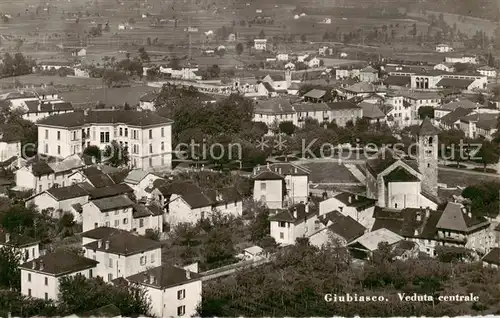 AK / Ansichtskarte Giubiasco_TI Veduta centrale Ortsansicht mit Kirche 