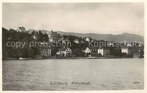 AK / Ansichtskarte Kilchberg__ZH und Moenchhof Ansicht vom See aus 