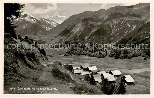 AK / Ansichtskarte Giof_Piotta_TI Panorama Passo San Gottardo 