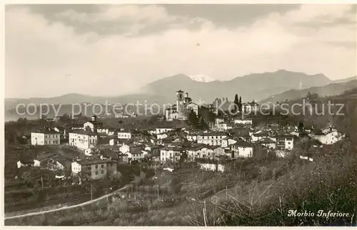 AK / Ansichtskarte Morbio_TI Panorama Alpen 