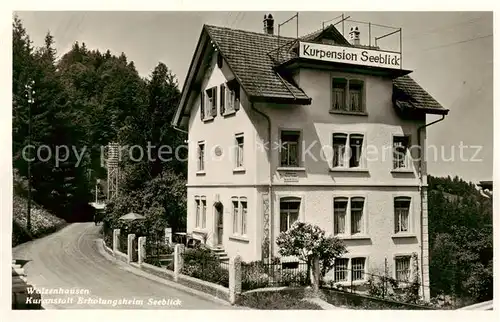 AK / Ansichtskarte Walzenhausen_AR Kurpension Seeblick Kuranstalt Erholungsheim Walzenhausen AR
