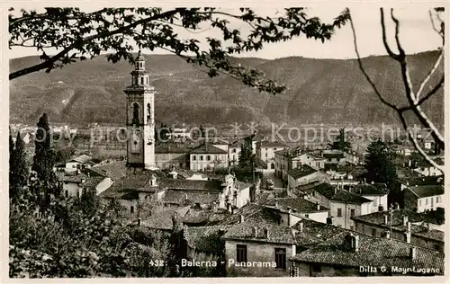 AK / Ansichtskarte Balerna_TI Panorama Ortsansicht mit Kirche 