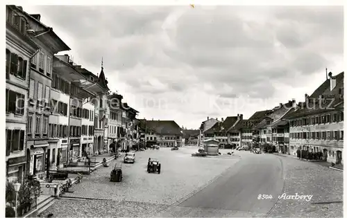 AK / Ansichtskarte Aarberg_BE Ortszentrum 