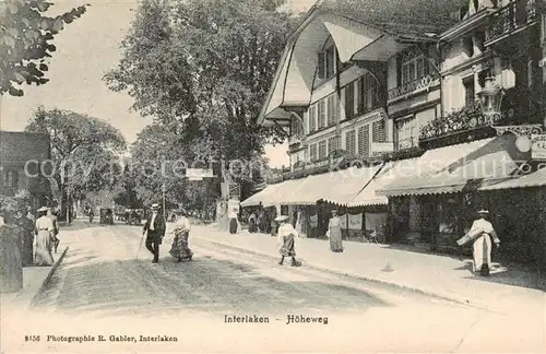 AK / Ansichtskarte Interlaken_BE Hoeheweg Interlaken_BE