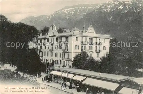 AK / Ansichtskarte Interlaken_BE Hotel Interlaken Hoeheweg Berner Alpen Interlaken_BE