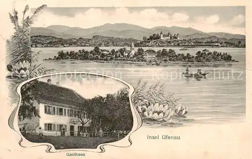 AK / Ansichtskarte Insel_Ufenau Zuerichsee Gasthaus Insel Ufenau