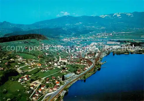 AK / Ansichtskarte Schmerikon_SG Fliegeraufnahme 