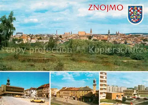 AK / Ansichtskarte 73797573 Znojmo_Znaim_CZ Stadtpanorama Motive Innenstadt 