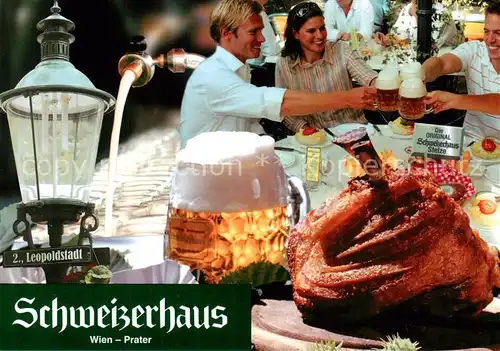 AK / Ansichtskarte  Wien_AT Schweizerhaus Gaststaette Die Original Schweizerhaus Stelze 