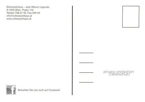 AK / Ansichtskarte  Wien_AT Schweizerhaus Gaststaette Die Original Schweizerhaus Stelze 