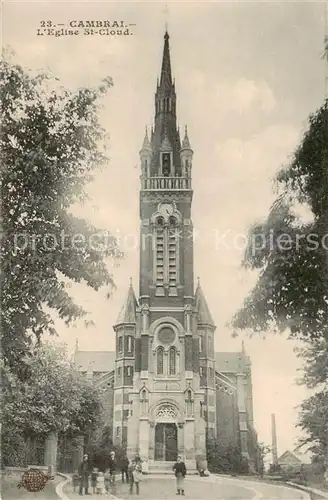 AK / Ansichtskarte Cambrai_59 Eglise St Cloud 