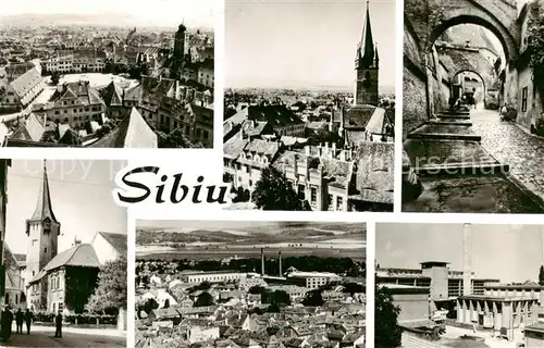 AK / Ansichtskarte  Sibiu_Hermannstadt Teilansichten Panorama Sibiu_Hermannstadt