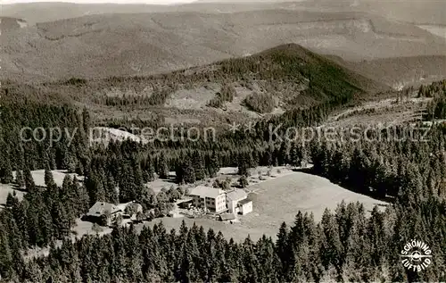 AK / Ansichtskarte  Zuflucht_Bad_Peterstal-Griesbach Schmelzles Hoehenhotel Fliegeraufnahme 