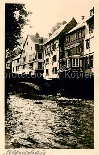 AK / Ansichtskarte  Monschau Rurpartie Gasthof zum Haller Monschau