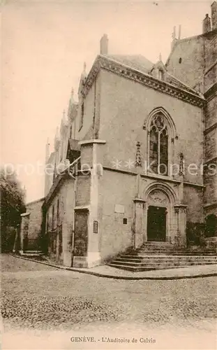 AK / Ansichtskarte Geneve_GE Auditoire de Calvin Geneve_GE