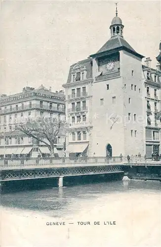 AK / Ansichtskarte Geneve_GE Tour de l Ile Geneve_GE