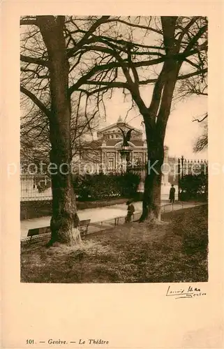 AK / Ansichtskarte Geneve_GE Le Theatre Geneve_GE