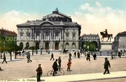 AK / Ansichtskarte Geneve_GE Le Theatre Geneve_GE