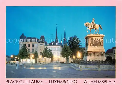 AK / Ansichtskarte 73797717 Luxembourg__Luxemburg Place Guillaume 