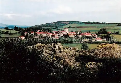 AK / Ansichtskarte Cherier_42_Loire Le vieux Bourg Vue generale Eglise classee 