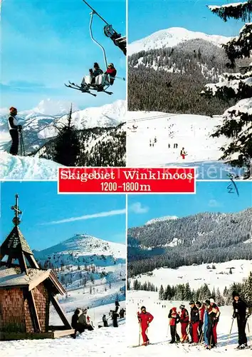 AK / Ansichtskarte  Sessellift_Chairlift_Telesiege Winkmoos 