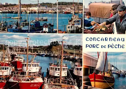 AK / Ansichtskarte Concarneau_29_Finistere Le port de peche et son animation 