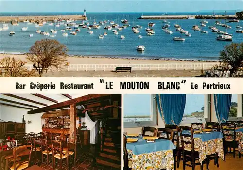 AK / Ansichtskarte Saint Quay Portrieux_22_Cotes d_Armor Restaurant Creperie Pizzeria Le Mouton Blanc 