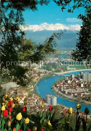 AK / Ansichtskarte Grenoble_38 Isere a lIle Verte et la chaine de Belladonne 