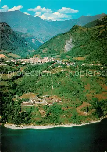 AK / Ansichtskarte Corps_38_Isere Vue generale aerienne Le Lac et les Hameaux du Sautet 