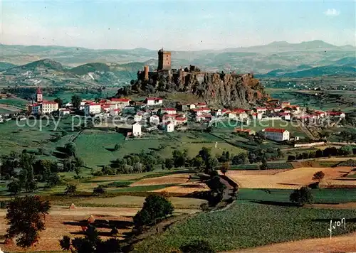 AK / Ansichtskarte Polignac_Haute Loire Village situe au pied dun enorme rocher de basalte et qui porte les restes dun magnifique chateau Polignac Haute Loire