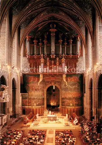 AK / Ansichtskarte Albi_81_Tarn Basilique St Cecile Le Grand Orgue de C Moucherel et la fresque du jugement dernier 