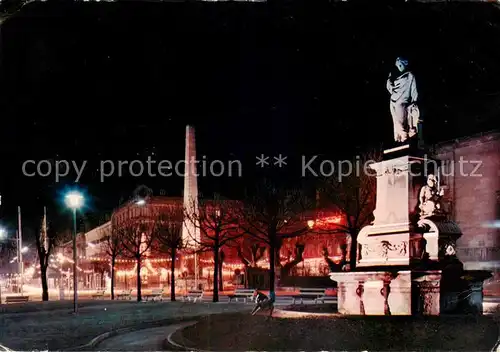 AK / Ansichtskarte Chalon sur Saone_71 Place de lObelisque la nuit 