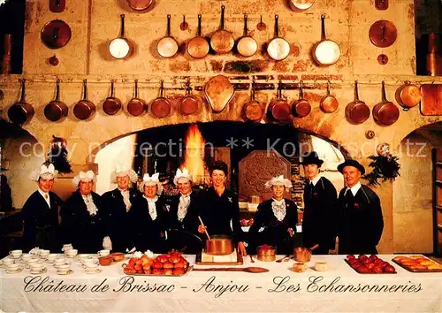 AK / Ansichtskarte Anjou_38_Isere Chateau de Brissac Les Echansonneries Dejeuner dans les anciennes duisines 