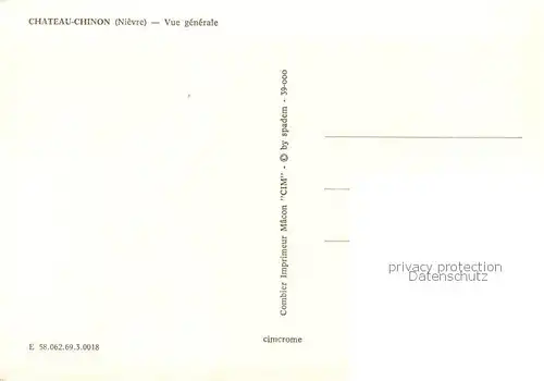 AK / Ansichtskarte Chateau Chinon_Ville Vue generale Chateau Chinon_Ville