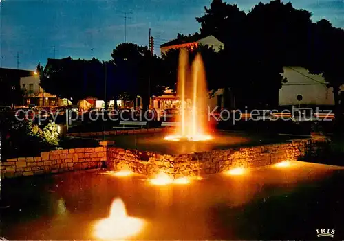 AK / Ansichtskarte Saint Palais sur Mer_17 Le jet deau de nuit 