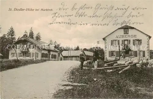AK / Ansichtskarte Markirch_Ste Marie aux Mines_68 St. Diedler Hoehe Auberge Feldpost 