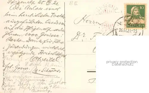 AK / Ansichtskarte Lenk_Simmental Ifigenalp Viehweide Kuehe Lenk Simmental