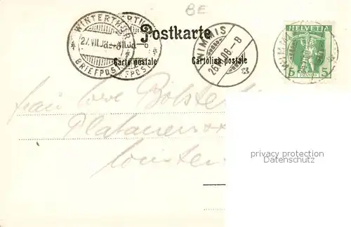 AK / Ansichtskarte Wimmis_BE Kirche und Schloss 