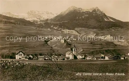 AK / Ansichtskarte Conters_Praettigau_GR Reams Praesanz 