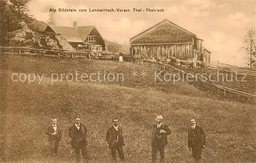 AK / Ansichtskarte  Bildstein_Vorarlberg_AT Alp Bildstein vom Landwirtschaftlichen Verein Thal-Rheineck 