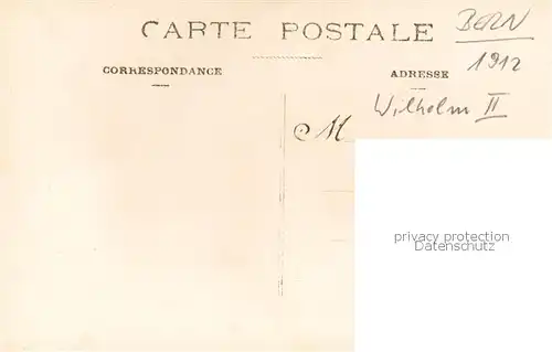 AK / Ansichtskarte Bern_BE Staatsbesuch Kaiser Wilhelm II Pferdedroschke Bern_BE