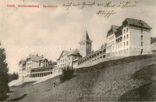 AK / Ansichtskarte Wallenstadtberg_SG Sanatorium 