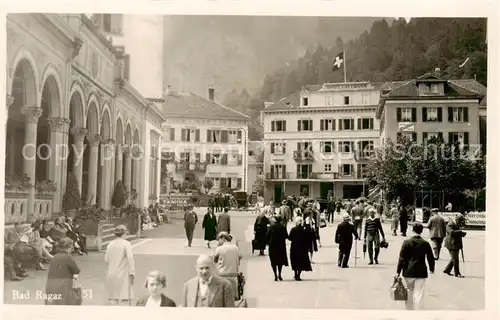 AK / Ansichtskarte Bad_Ragaz_Ragatz_SG Zentrum 