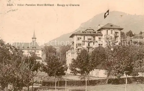 AK / Ansichtskarte Baugy_Clarens_Montreux_VD Hotel Pension Mont Brillant 