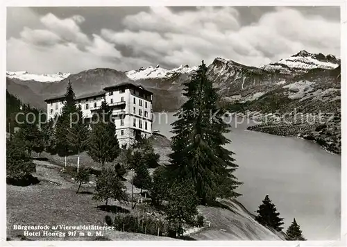 AK / Ansichtskarte Buergenstock_Vierwaldstaettersee Hotel Honegg Buergenstock